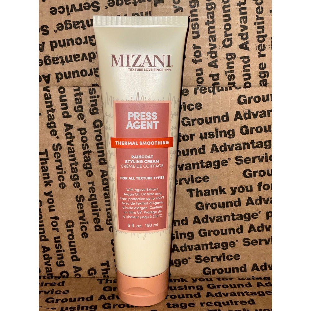 Mizani Press Agent Thermal Smoothing Raincoat Styling Cream Heat Protectant hair